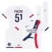 Paris Saint-Germain Willian Pacho #51 Dětské Oblečení Venkovní Dres 2024-25 Krátkým Rukávem (+ trenýrky)